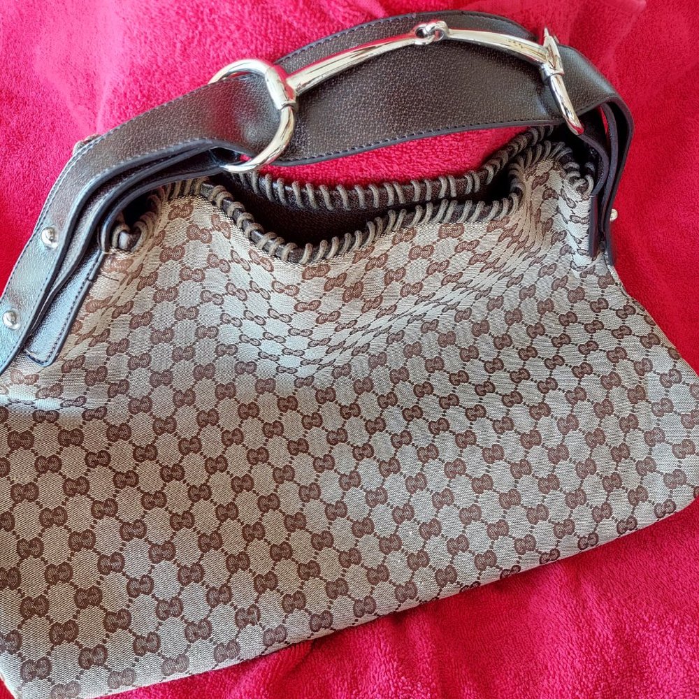 Gucci Horsebit Hobo GG Large
